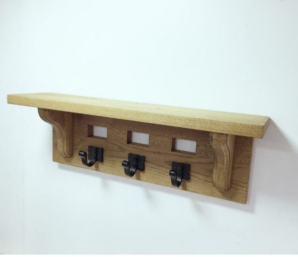 Coat rack solid Oak